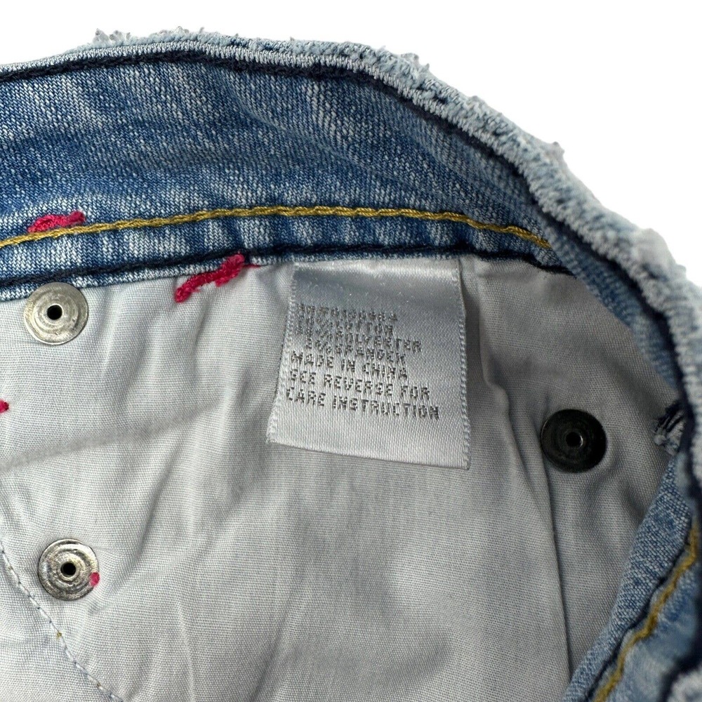 Akademiks‎ Womens Vintage Embroidered Bootcut Jeans 26 - Picture 8 of 12